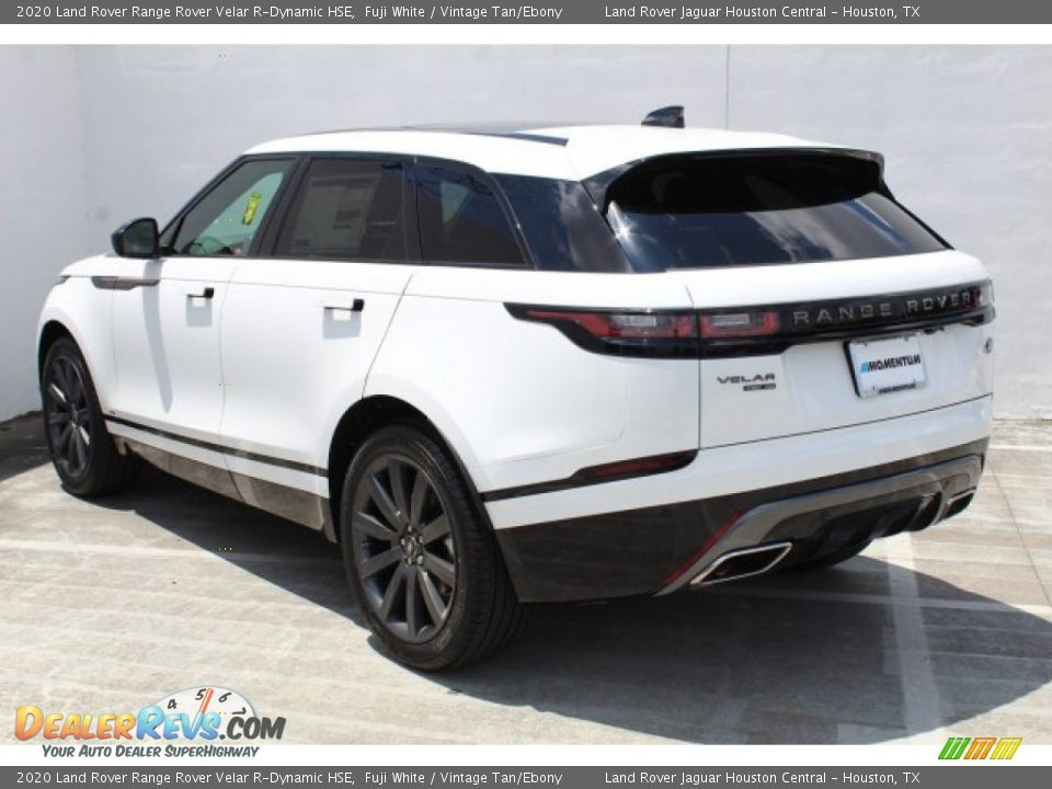 2020 Land Rover Range Rover Velar R-Dynamic HSE Fuji White / Vintage Tan/Ebony Photo #7