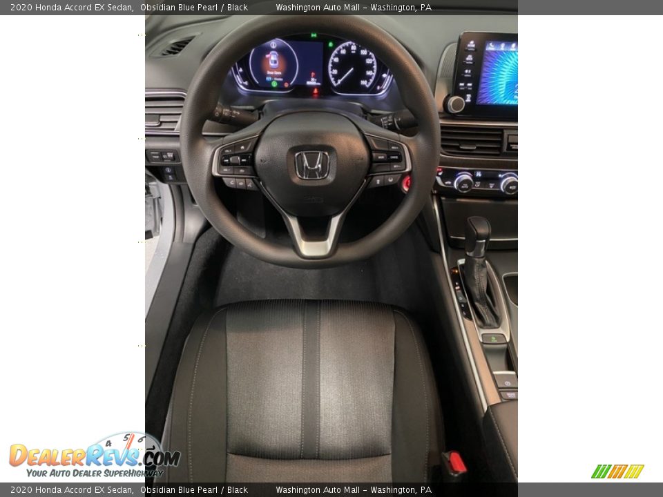 2020 Honda Accord EX Sedan Obsidian Blue Pearl / Black Photo #13