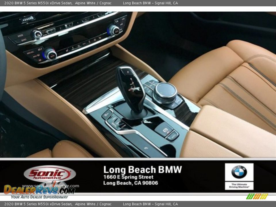 2020 BMW 5 Series M550i xDrive Sedan Alpine White / Cognac Photo #5