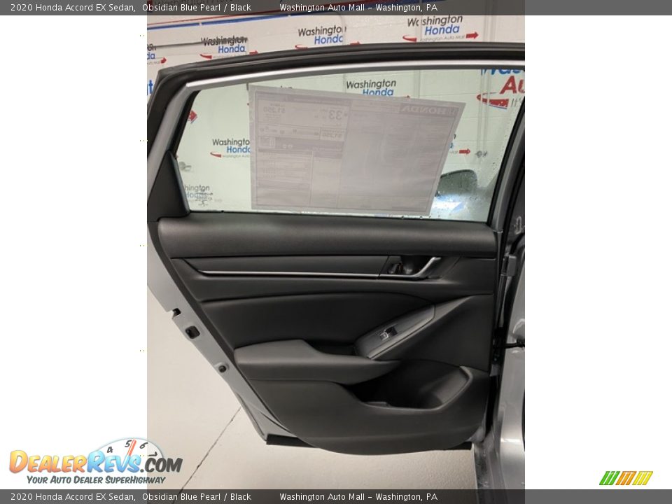 2020 Honda Accord EX Sedan Obsidian Blue Pearl / Black Photo #16
