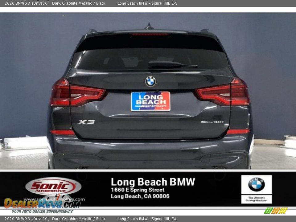 2020 BMW X3 sDrive30i Dark Graphite Metallic / Black Photo #3