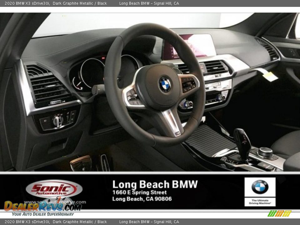 2020 BMW X3 sDrive30i Dark Graphite Metallic / Black Photo #4