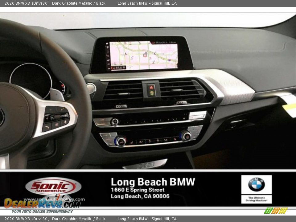 2020 BMW X3 sDrive30i Dark Graphite Metallic / Black Photo #5