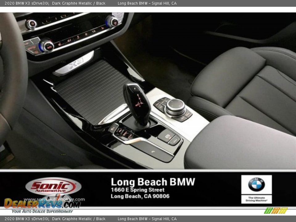 2020 BMW X3 sDrive30i Dark Graphite Metallic / Black Photo #6