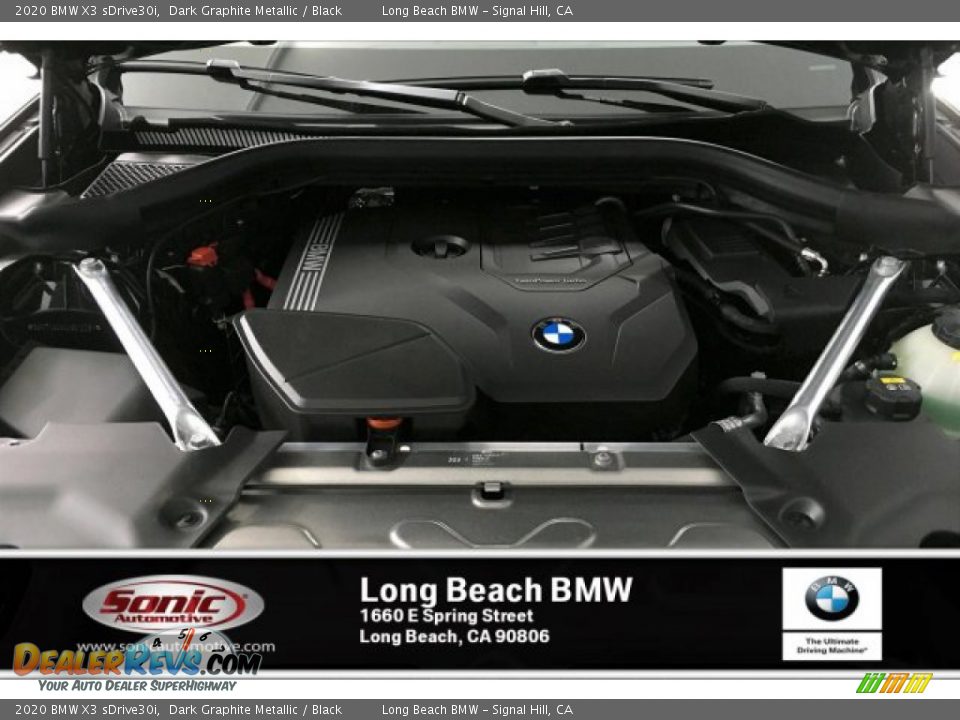 2020 BMW X3 sDrive30i Dark Graphite Metallic / Black Photo #8