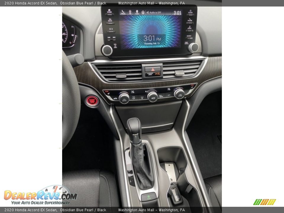 2020 Honda Accord EX Sedan Obsidian Blue Pearl / Black Photo #25