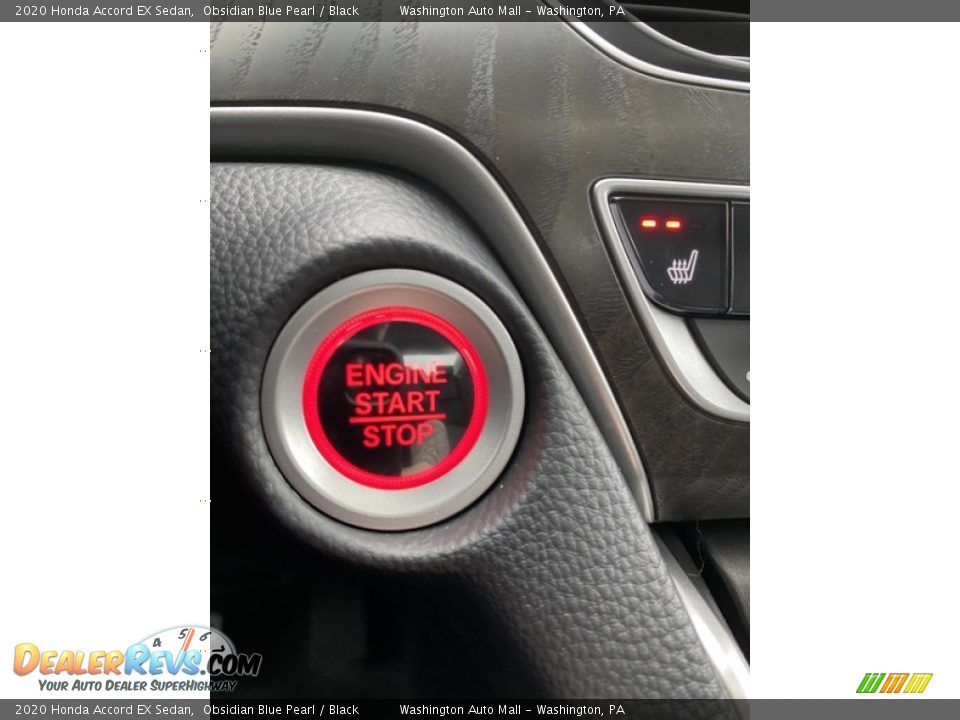 2020 Honda Accord EX Sedan Obsidian Blue Pearl / Black Photo #29