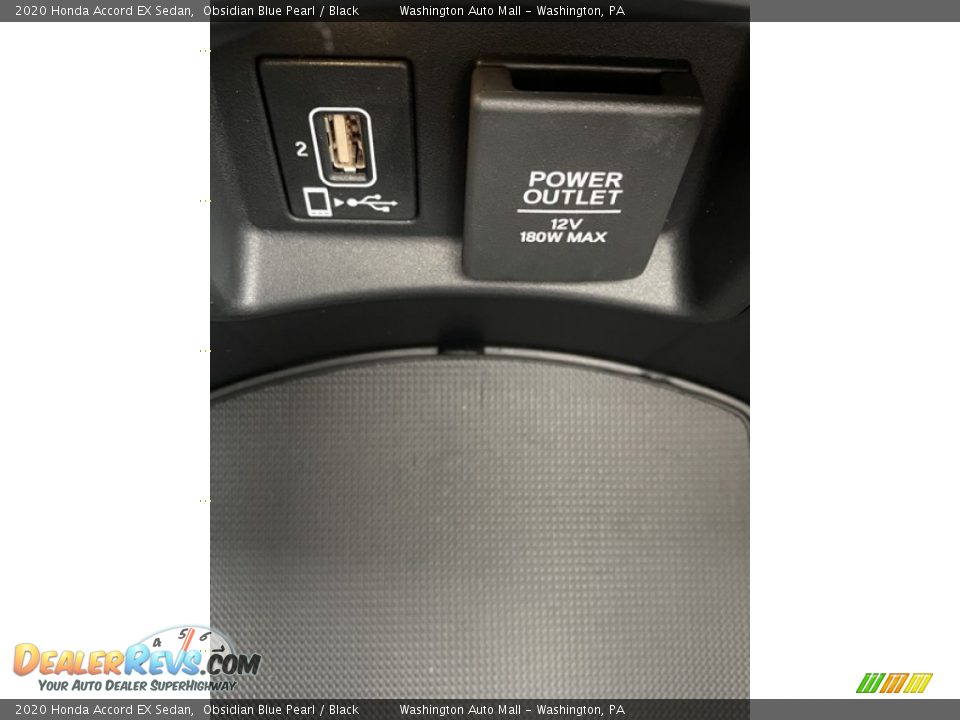 2020 Honda Accord EX Sedan Obsidian Blue Pearl / Black Photo #31