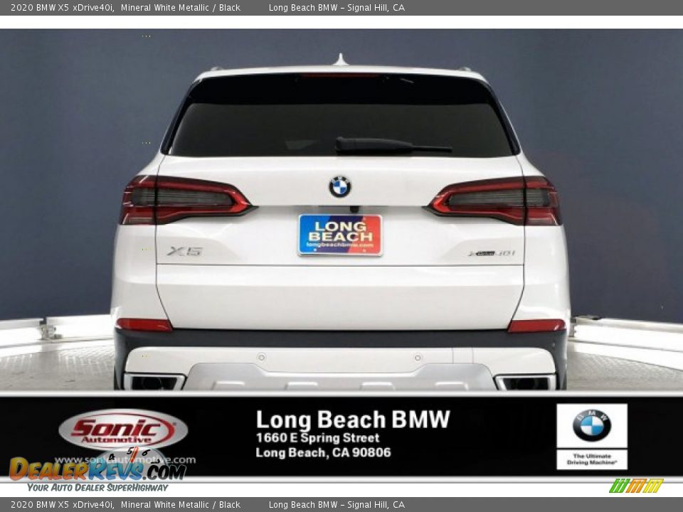 2020 BMW X5 xDrive40i Mineral White Metallic / Black Photo #3