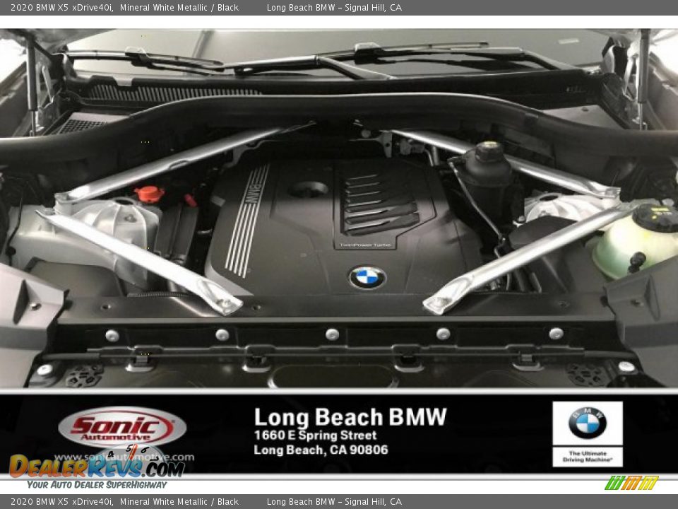 2020 BMW X5 xDrive40i Mineral White Metallic / Black Photo #8