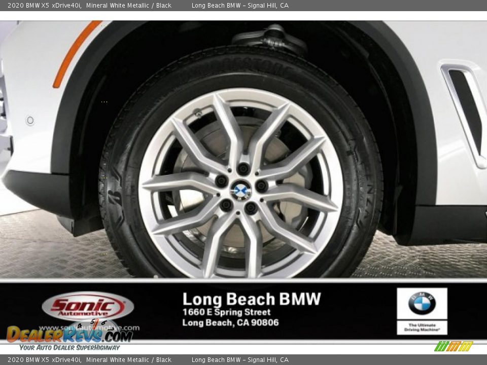 2020 BMW X5 xDrive40i Mineral White Metallic / Black Photo #9