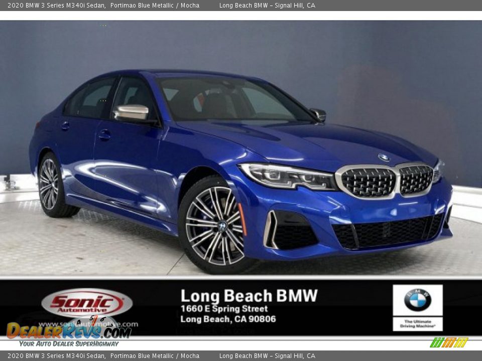 2020 BMW 3 Series M340i Sedan Portimao Blue Metallic / Mocha Photo #1