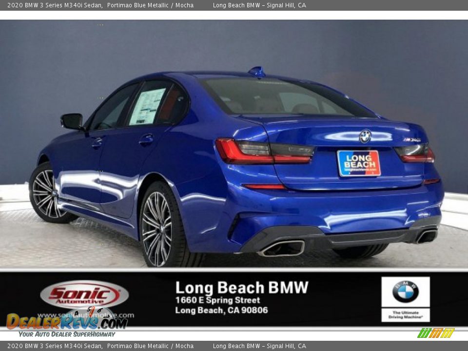 2020 BMW 3 Series M340i Sedan Portimao Blue Metallic / Mocha Photo #2