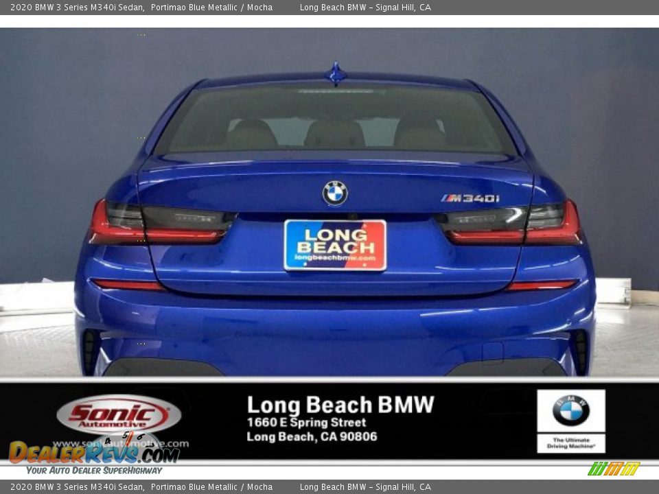2020 BMW 3 Series M340i Sedan Portimao Blue Metallic / Mocha Photo #3