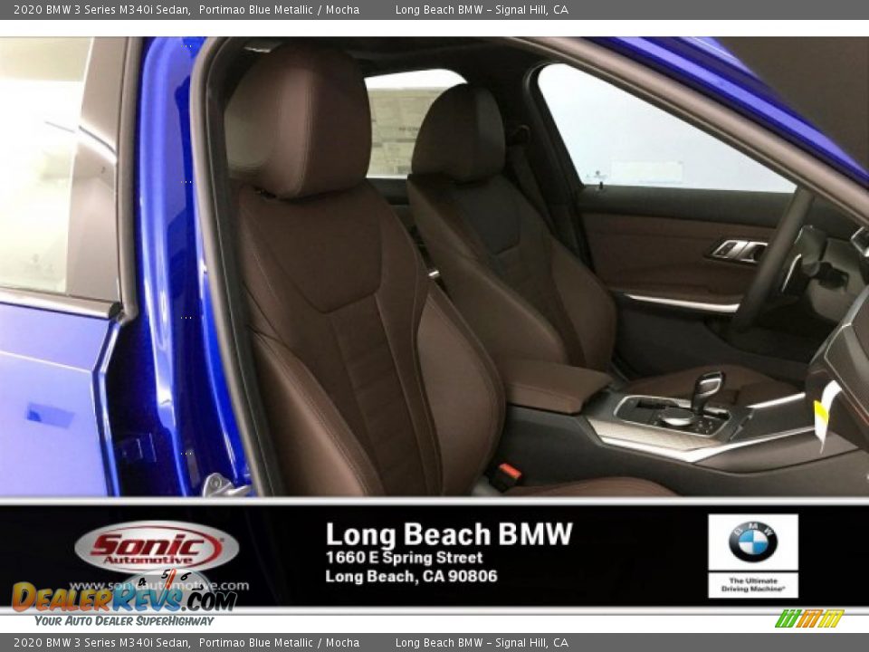 2020 BMW 3 Series M340i Sedan Portimao Blue Metallic / Mocha Photo #7