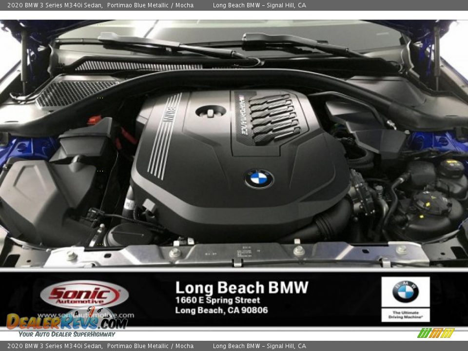 2020 BMW 3 Series M340i Sedan Portimao Blue Metallic / Mocha Photo #8