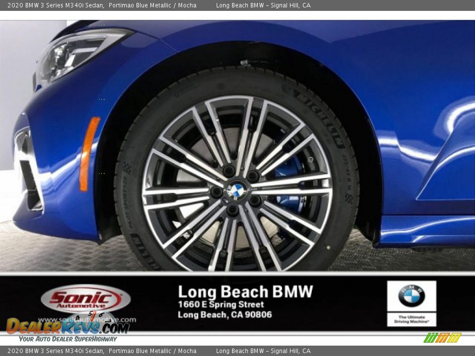 2020 BMW 3 Series M340i Sedan Portimao Blue Metallic / Mocha Photo #9