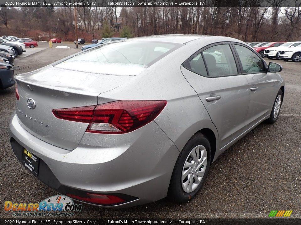 2020 Hyundai Elantra SE Symphony Silver / Gray Photo #2