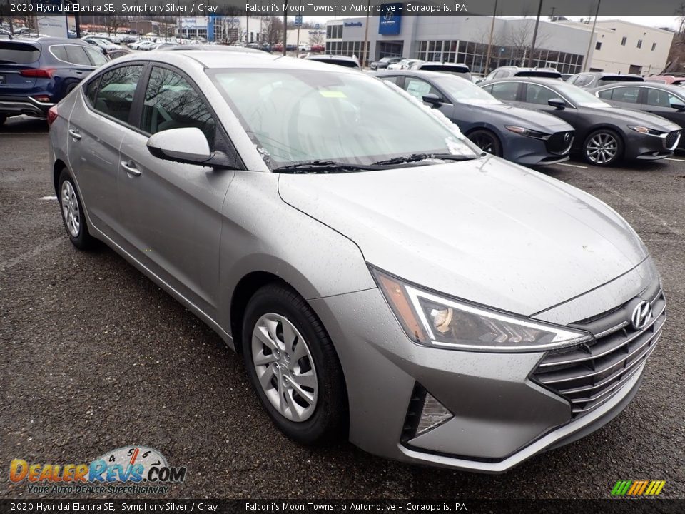 2020 Hyundai Elantra SE Symphony Silver / Gray Photo #3