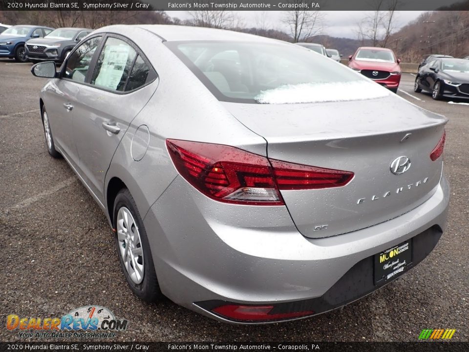 2020 Hyundai Elantra SE Symphony Silver / Gray Photo #6