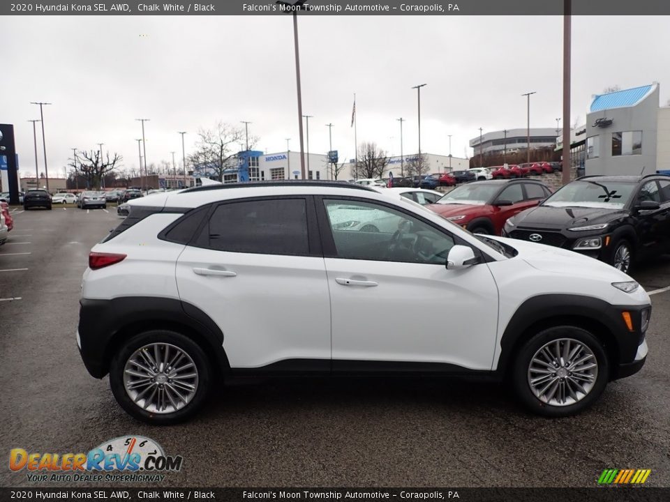 2020 Hyundai Kona SEL AWD Chalk White / Black Photo #1