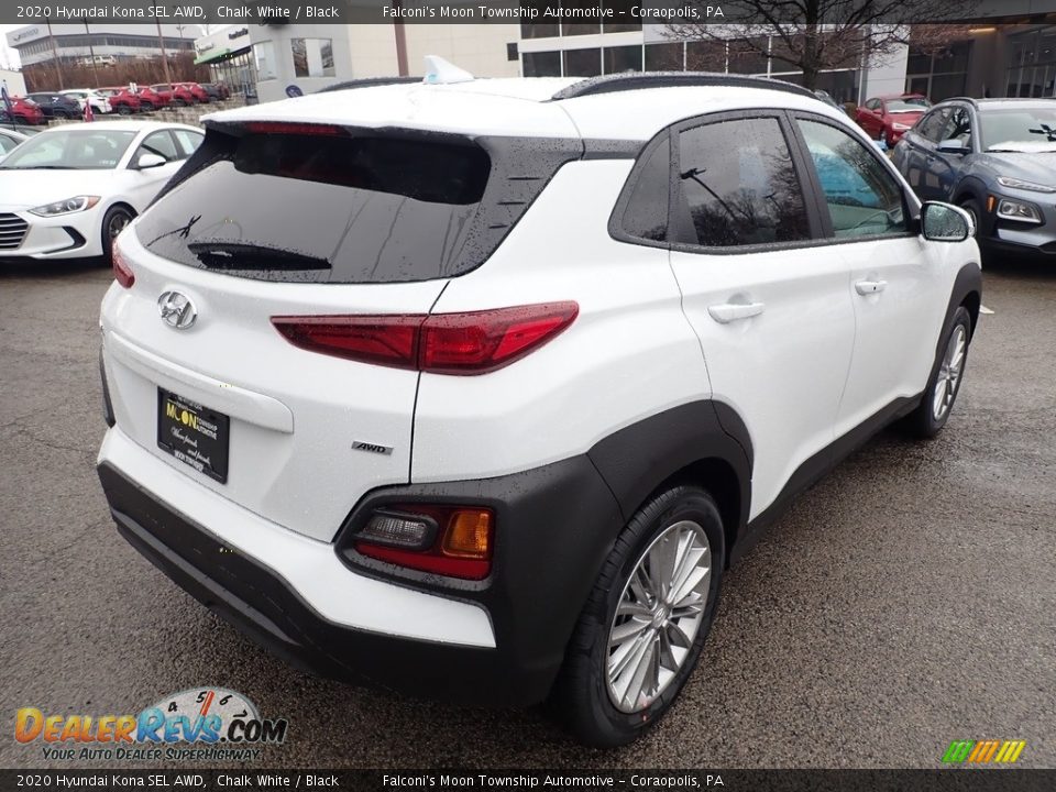 2020 Hyundai Kona SEL AWD Chalk White / Black Photo #2