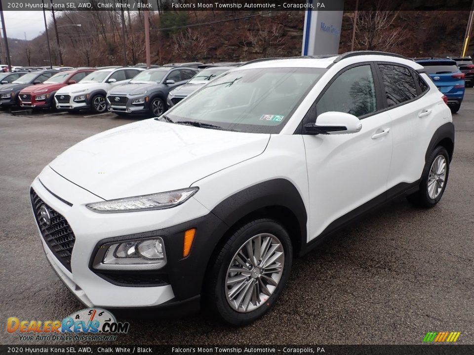 2020 Hyundai Kona SEL AWD Chalk White / Black Photo #5