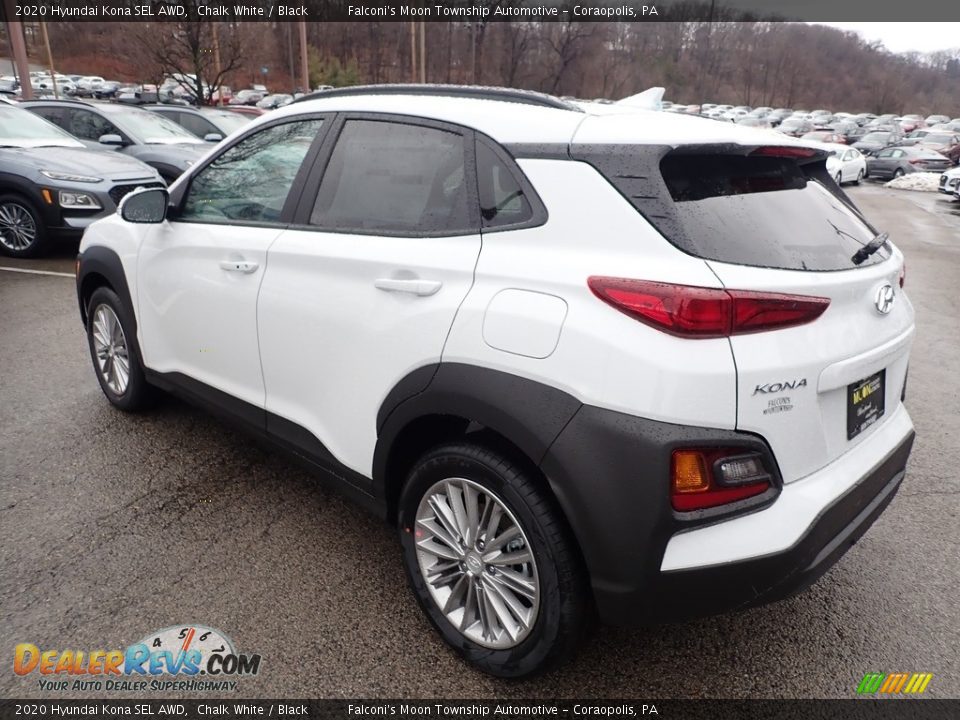 2020 Hyundai Kona SEL AWD Chalk White / Black Photo #6