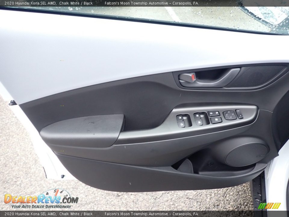 2020 Hyundai Kona SEL AWD Chalk White / Black Photo #11