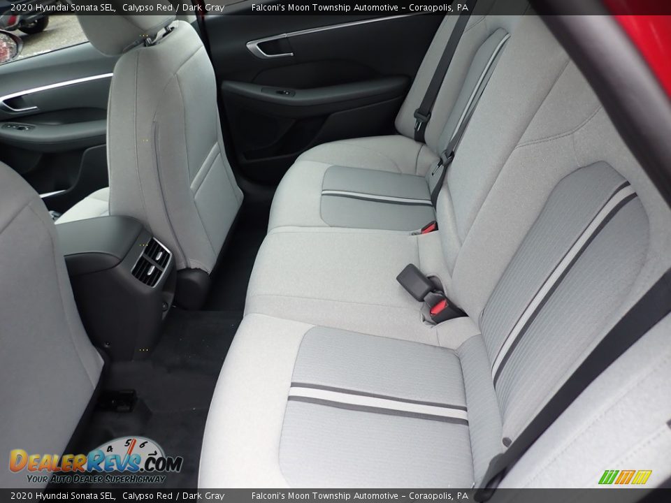 2020 Hyundai Sonata SEL Calypso Red / Dark Gray Photo #8