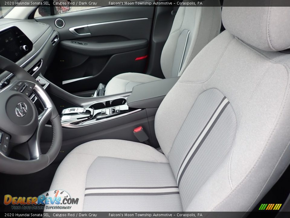 2020 Hyundai Sonata SEL Calypso Red / Dark Gray Photo #11