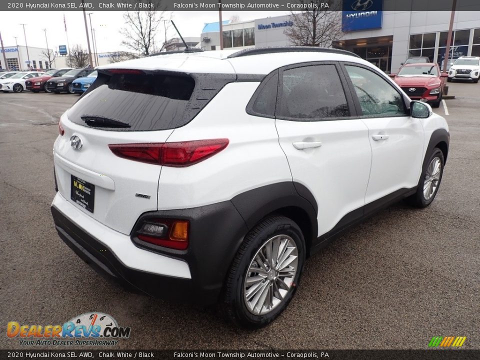 2020 Hyundai Kona SEL AWD Chalk White / Black Photo #2