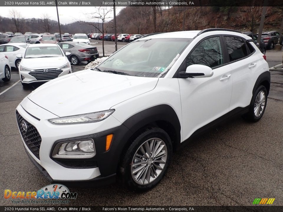 Chalk White 2020 Hyundai Kona SEL AWD Photo #5