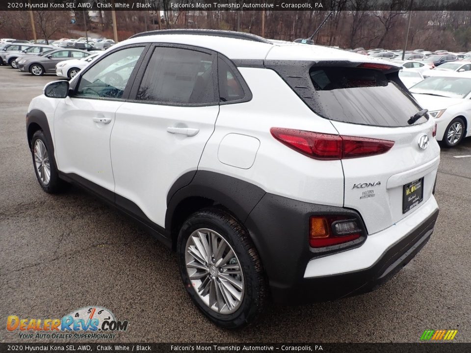 2020 Hyundai Kona SEL AWD Chalk White / Black Photo #6