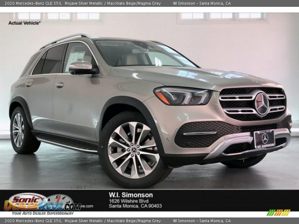 2020 Mercedes-Benz GLE 350 Mojave Silver Metallic / Macchiato Beige/Magma Grey Photo #1