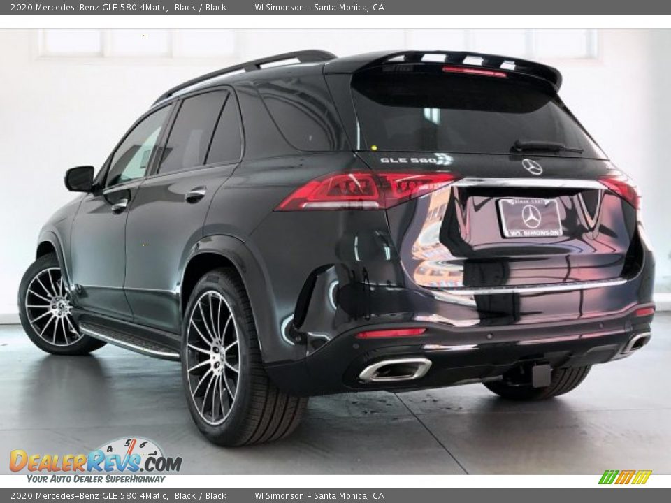 2020 Mercedes-Benz GLE 580 4Matic Black / Black Photo #2