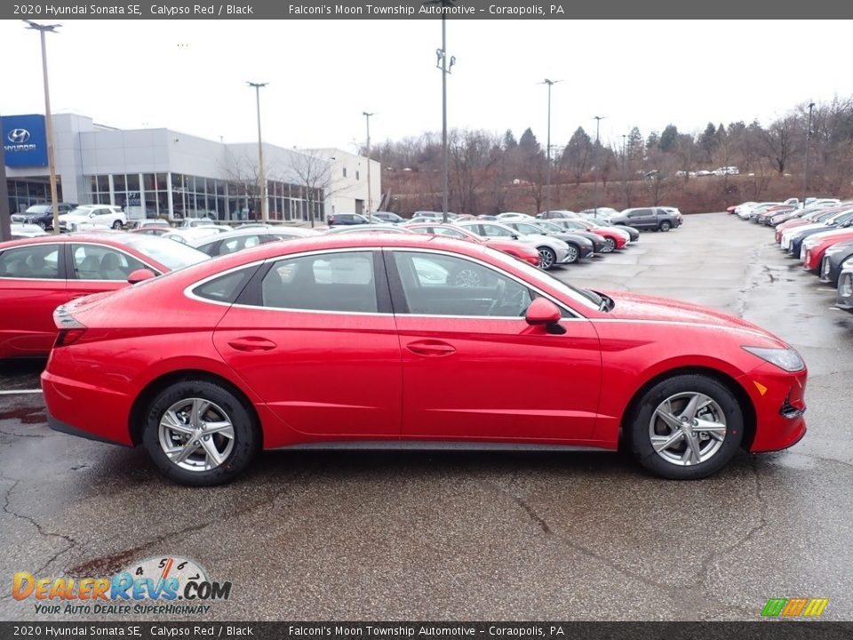 2020 Hyundai Sonata SE Calypso Red / Black Photo #1