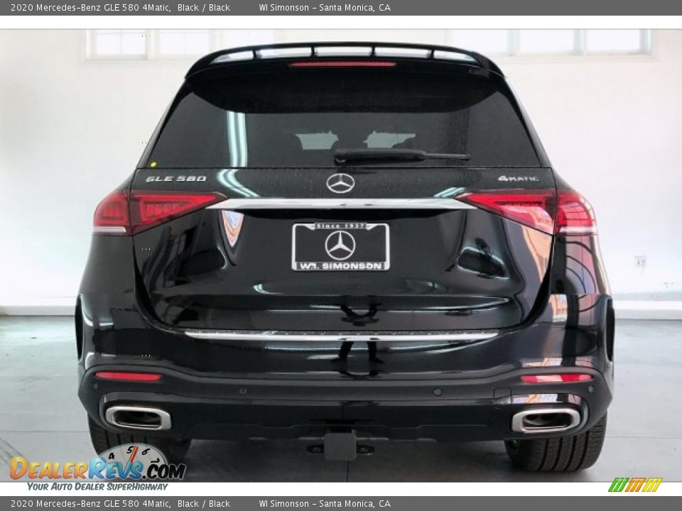 2020 Mercedes-Benz GLE 580 4Matic Black / Black Photo #3