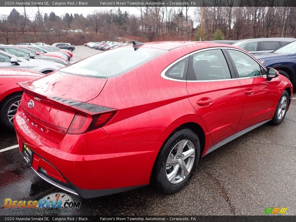 2020 Hyundai Sonata SE Calypso Red / Black Photo #2