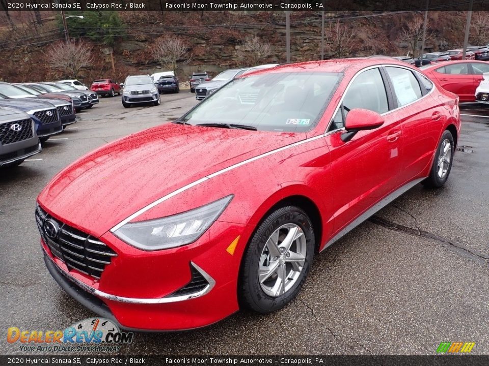 2020 Hyundai Sonata SE Calypso Red / Black Photo #5