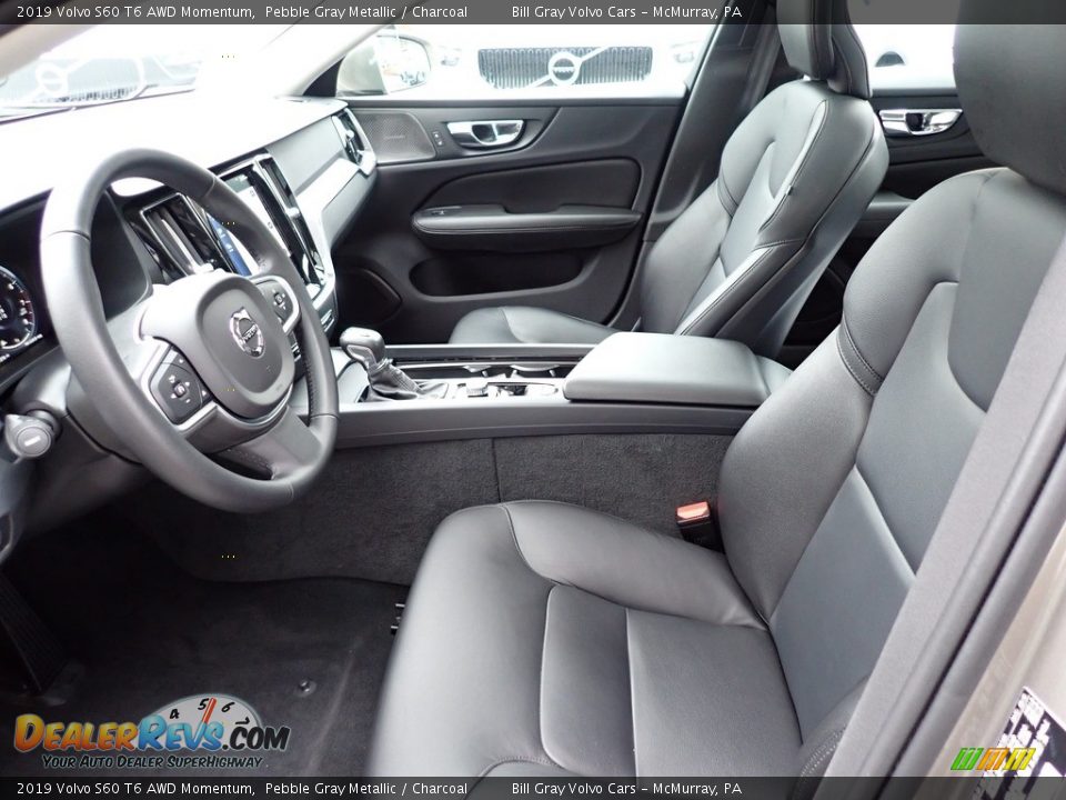 Front Seat of 2019 Volvo S60 T6 AWD Momentum Photo #11