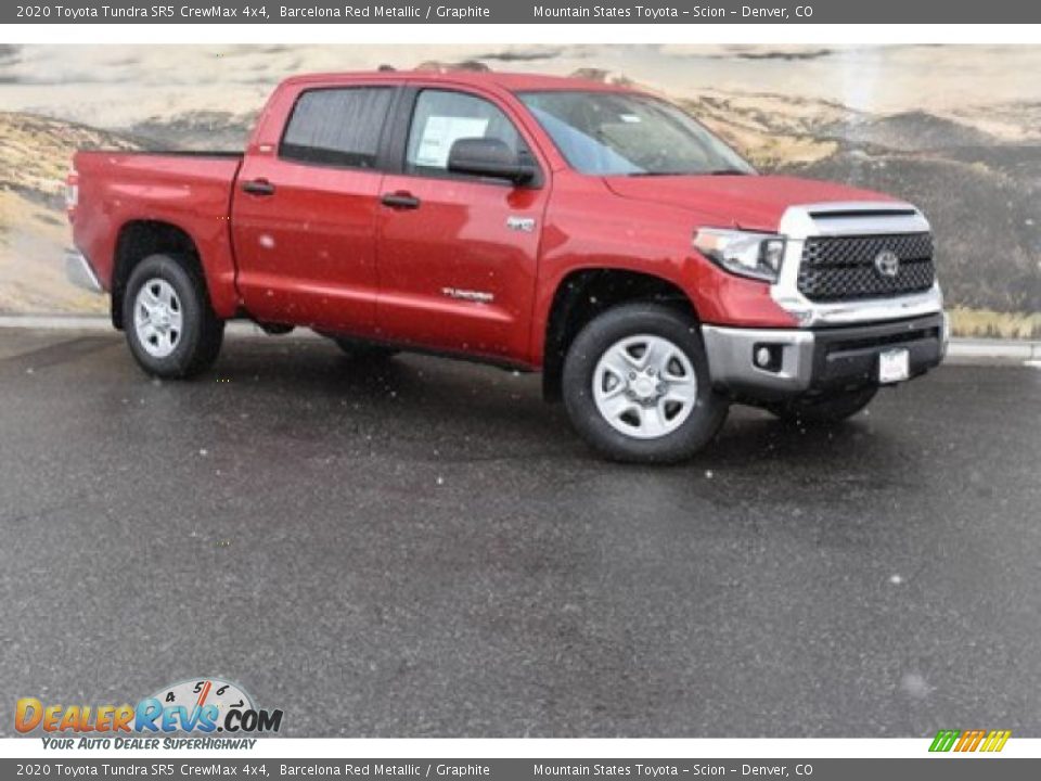 2020 Toyota Tundra SR5 CrewMax 4x4 Barcelona Red Metallic / Graphite Photo #1