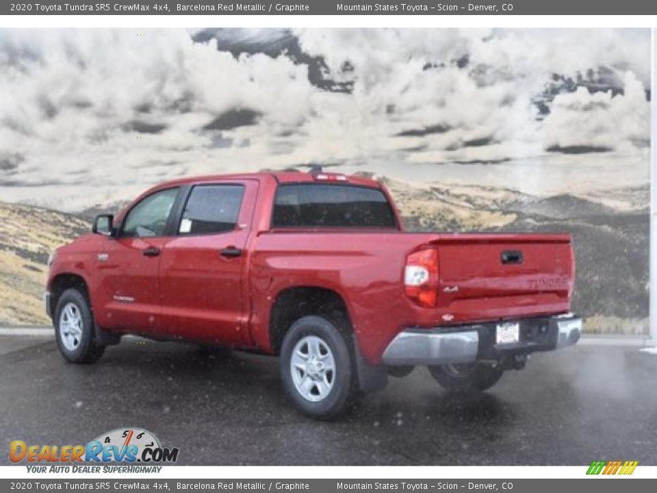 2020 Toyota Tundra SR5 CrewMax 4x4 Barcelona Red Metallic / Graphite Photo #3