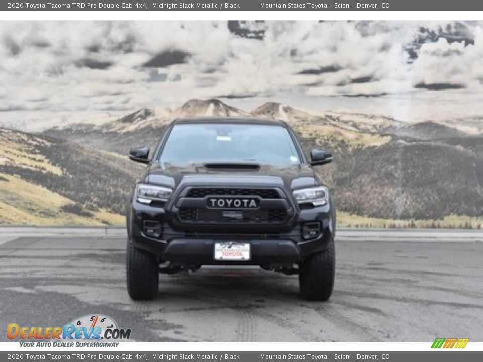 2020 Toyota Tacoma TRD Pro Double Cab 4x4 Midnight Black Metallic / Black Photo #2