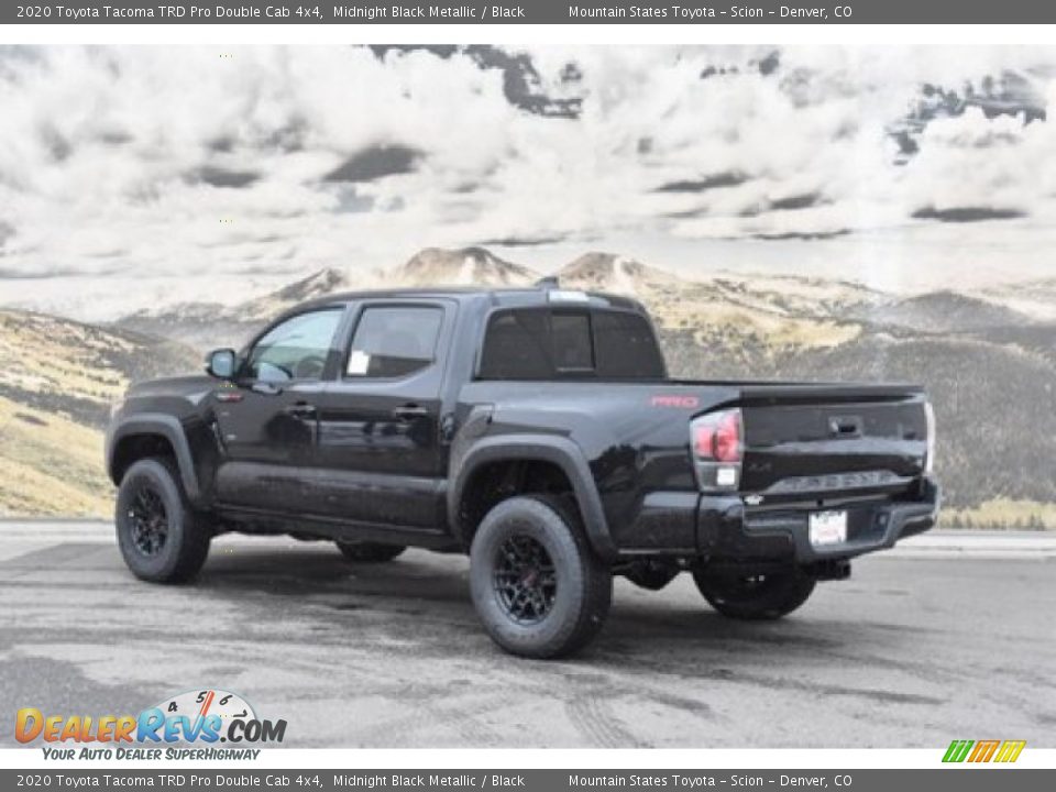 2020 Toyota Tacoma TRD Pro Double Cab 4x4 Midnight Black Metallic / Black Photo #3