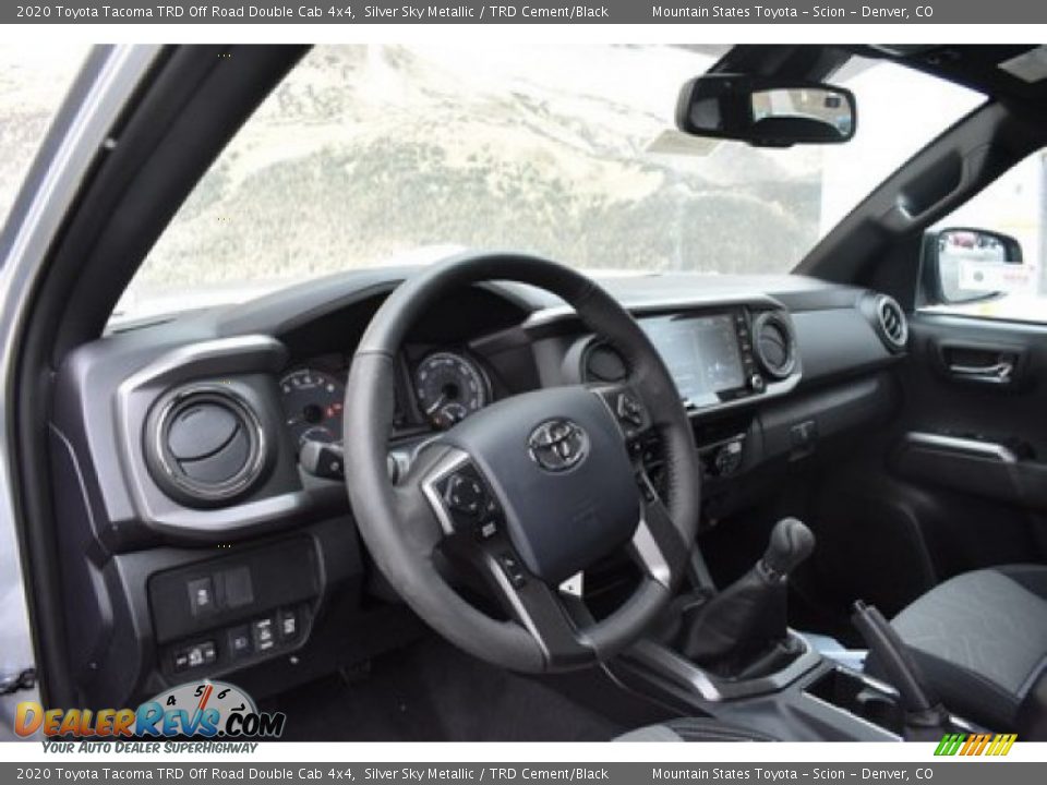 2020 Toyota Tacoma TRD Off Road Double Cab 4x4 Silver Sky Metallic / TRD Cement/Black Photo #5