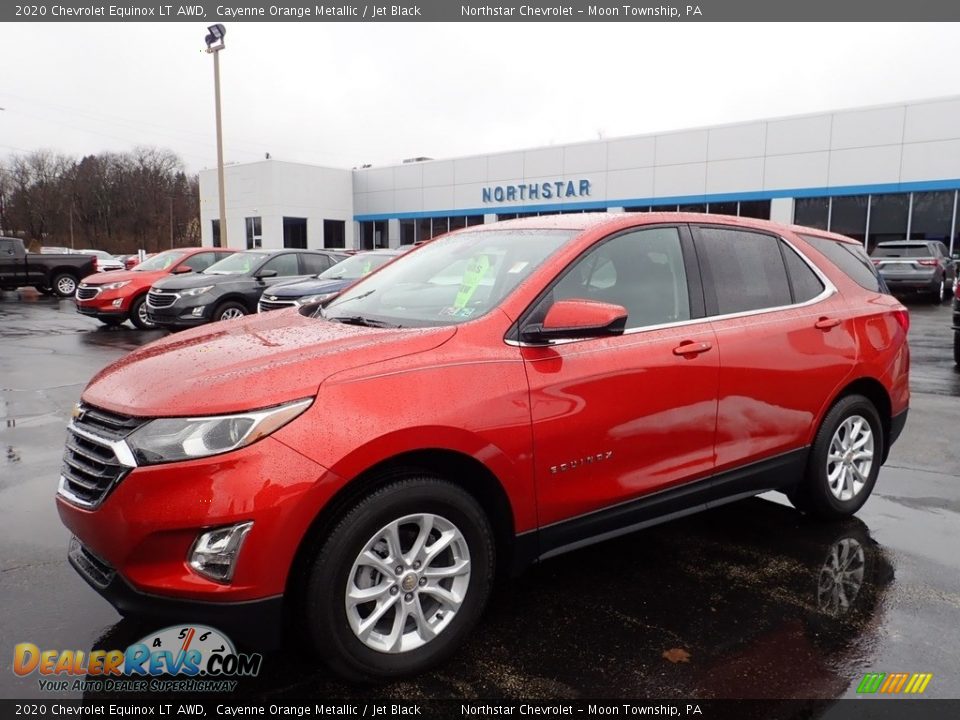 2020 Chevrolet Equinox LT AWD Cayenne Orange Metallic / Jet Black Photo #1