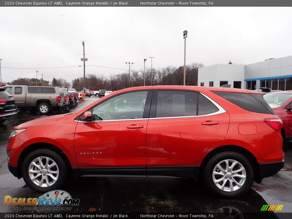 2020 Chevrolet Equinox LT AWD Cayenne Orange Metallic / Jet Black Photo #2