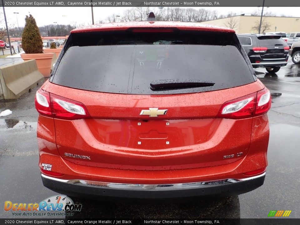 2020 Chevrolet Equinox LT AWD Cayenne Orange Metallic / Jet Black Photo #4