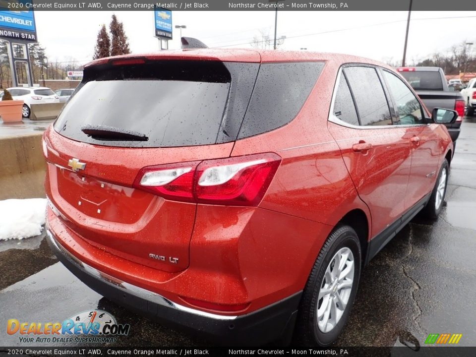 2020 Chevrolet Equinox LT AWD Cayenne Orange Metallic / Jet Black Photo #6